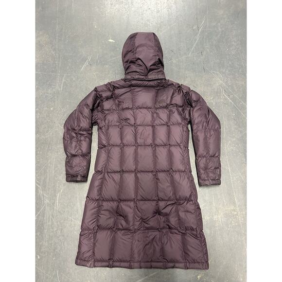 The North Face 600 Goose Down Parka Jacket Long Purple Women’s Size Medium - Picture 2 of 14
